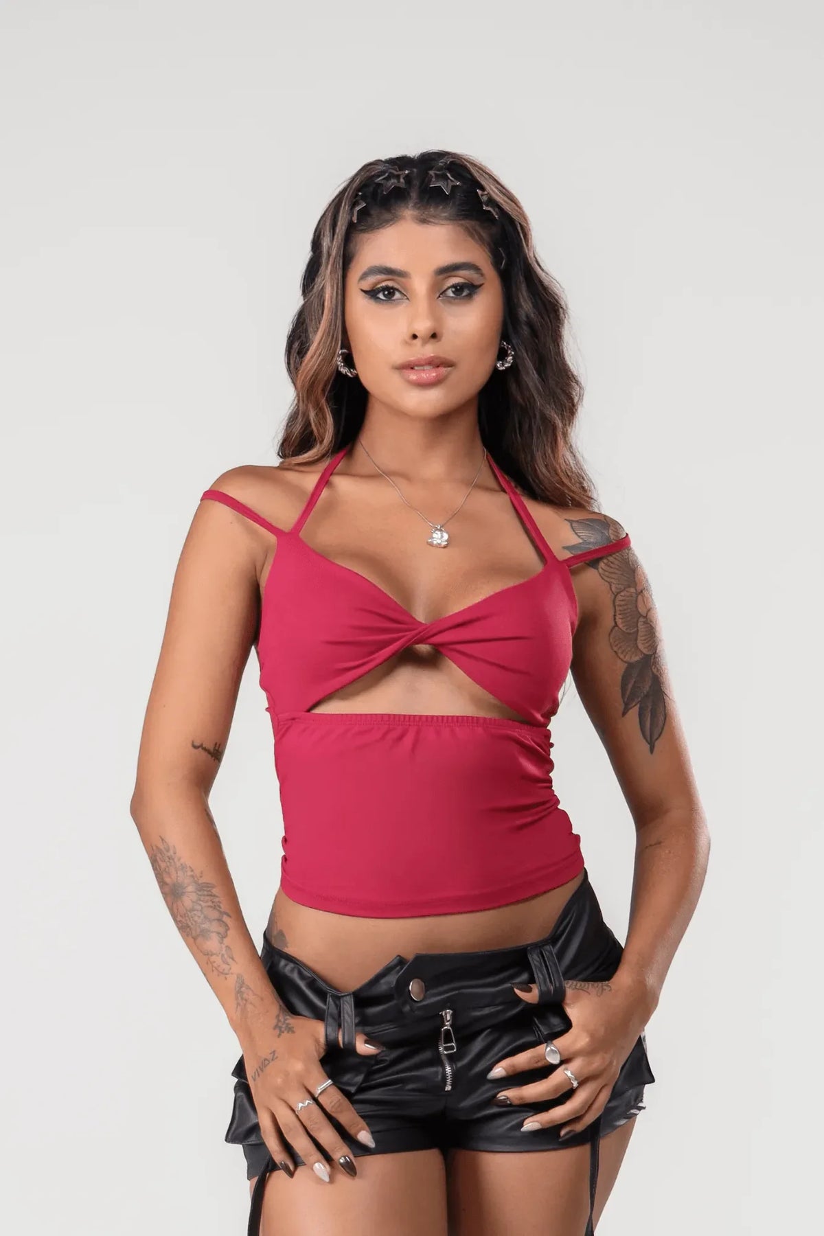 Blusa Jamile Vinho