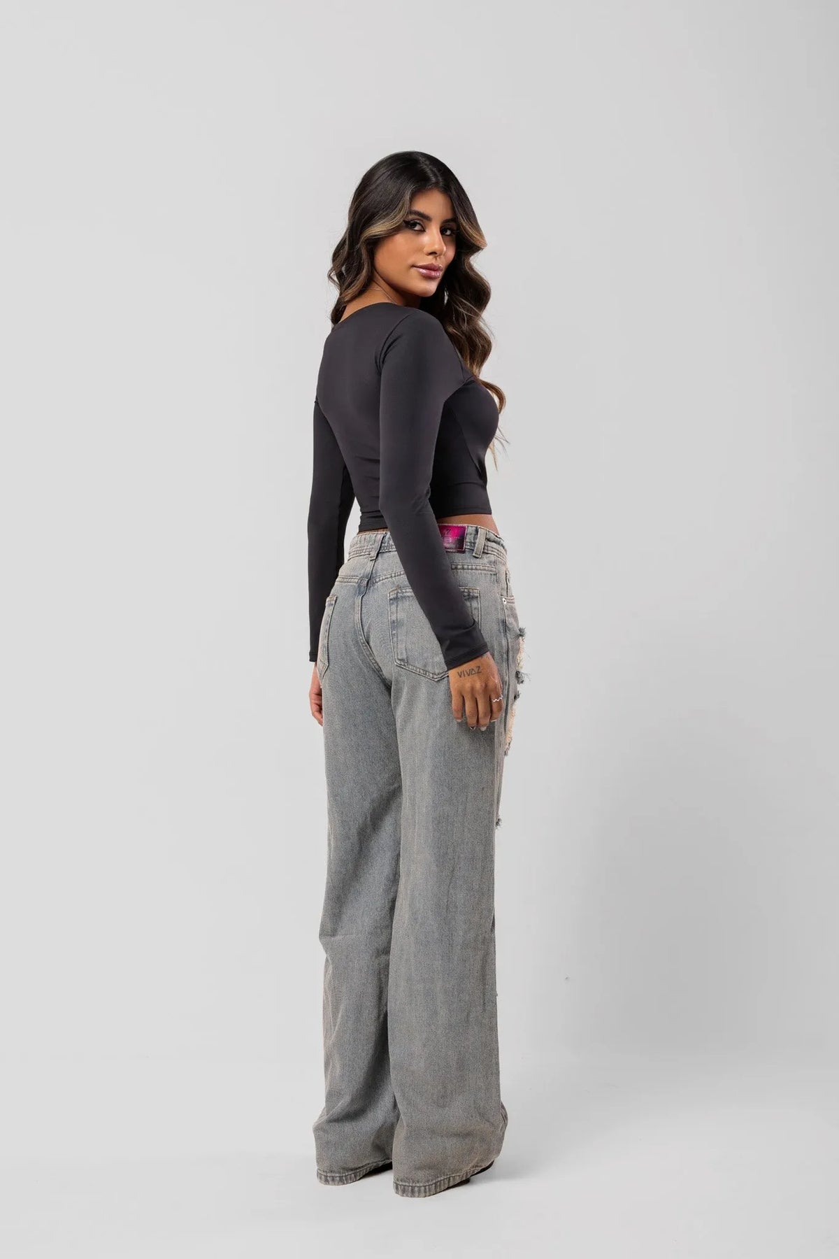 Calca Jeans Milly Destroyed Jeans