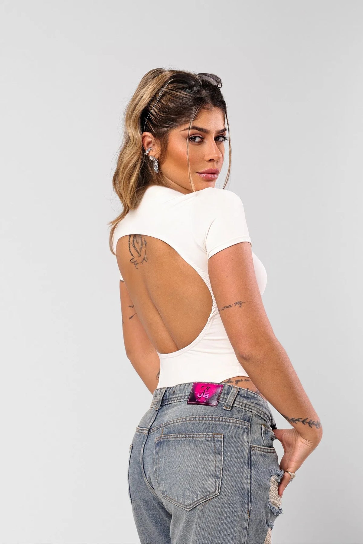 Body Ashley Poliamida Off White