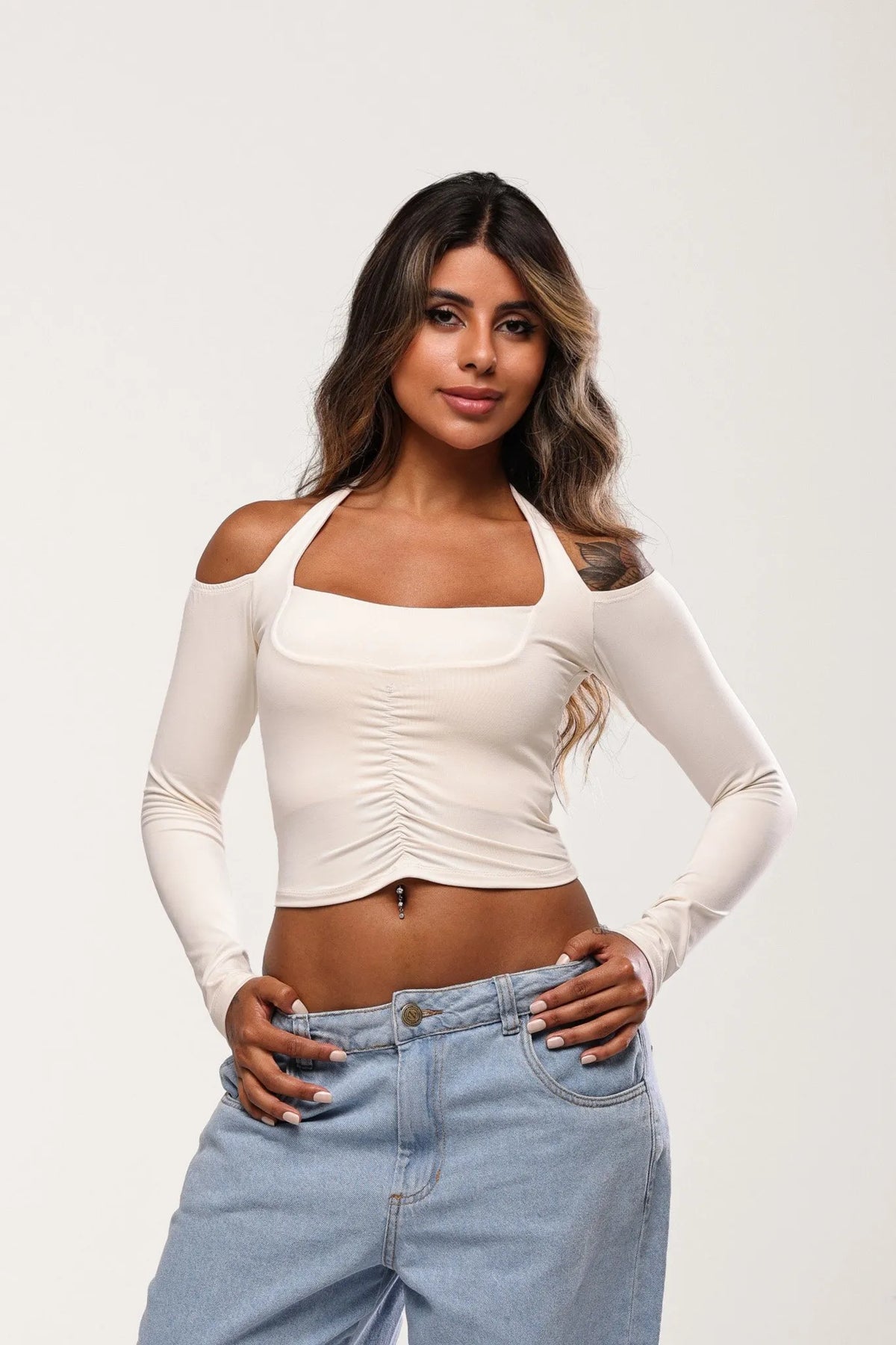 Blusa Maddy Poliamida Off White