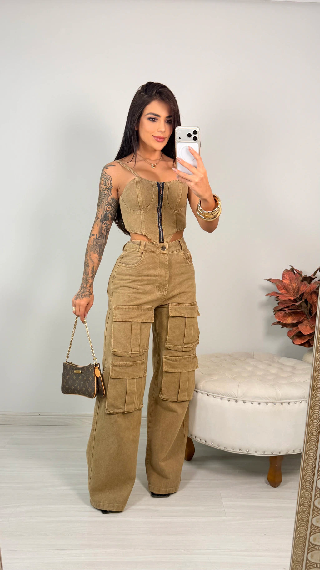 Conjunto Jeans Cargo