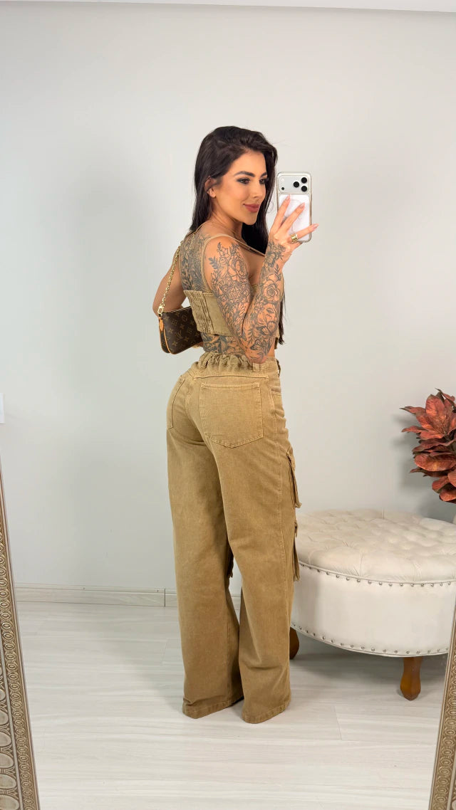 Conjunto Jeans Cargo