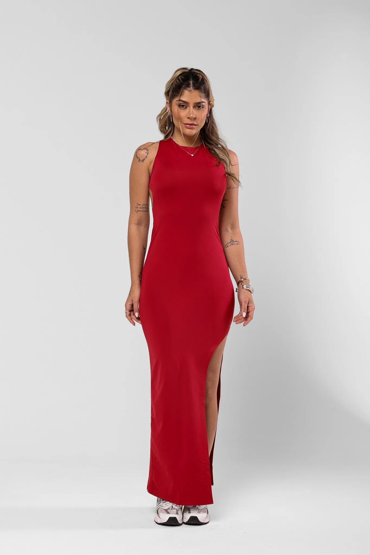 Vestido Vanellope Poliamida Vermelho