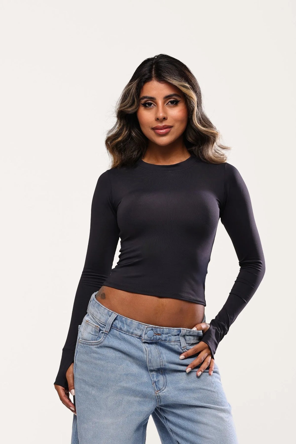 Blusa Bel Poliamida Preto