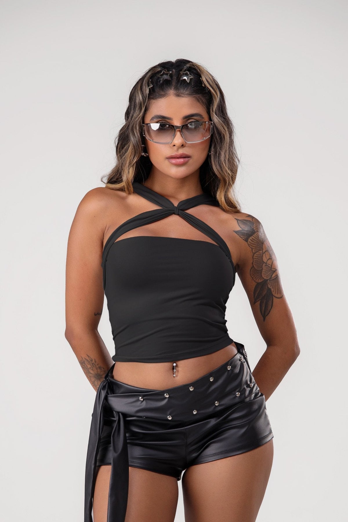 Cropped Laysa Preto