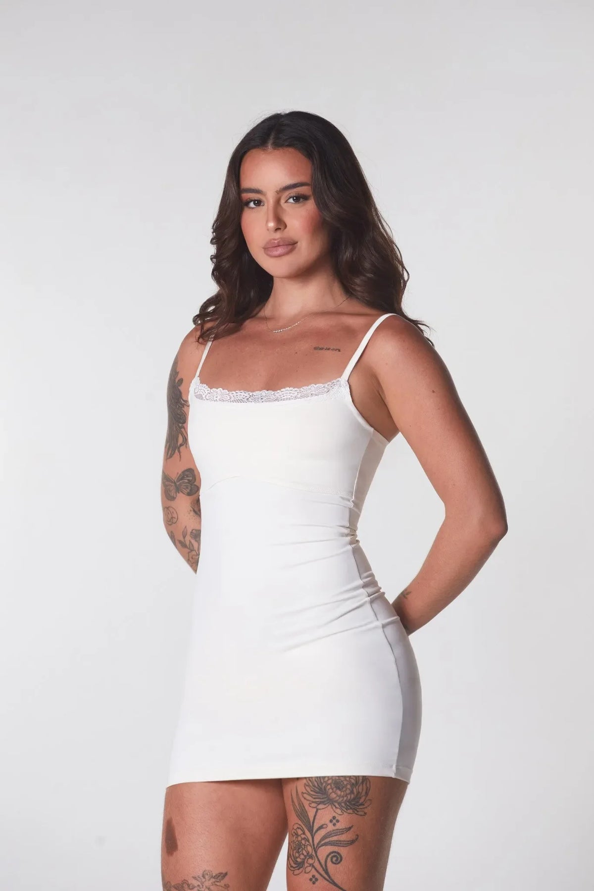 Vestido Maite Poliamida Off White