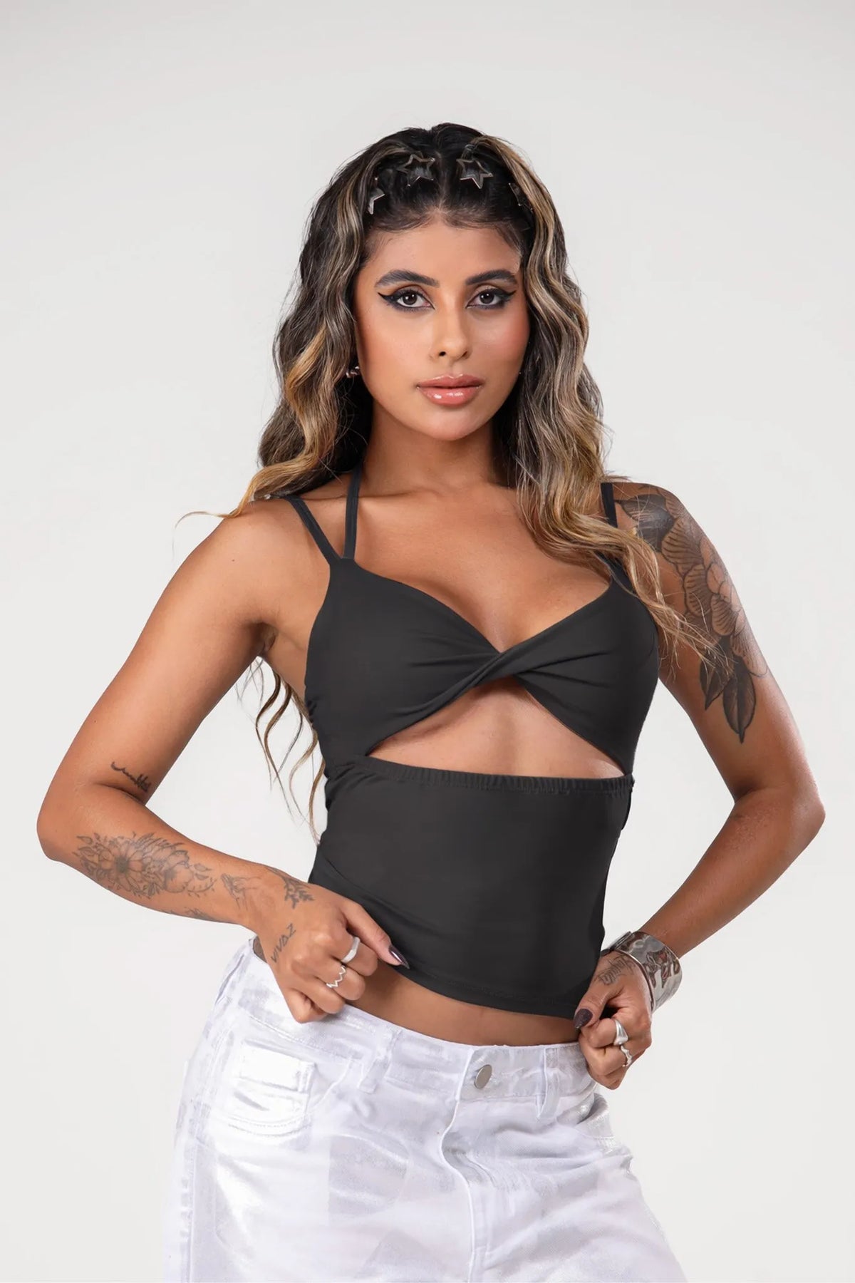 Blusa Jamile Preto