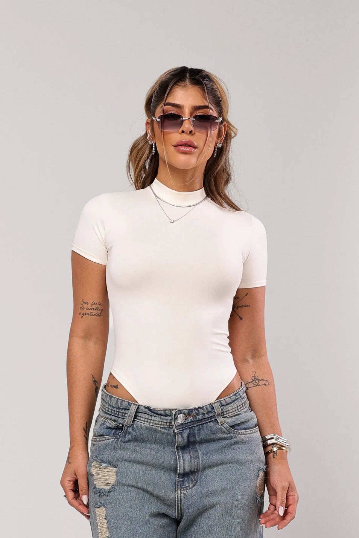 Body Ashley Poliamida Off White