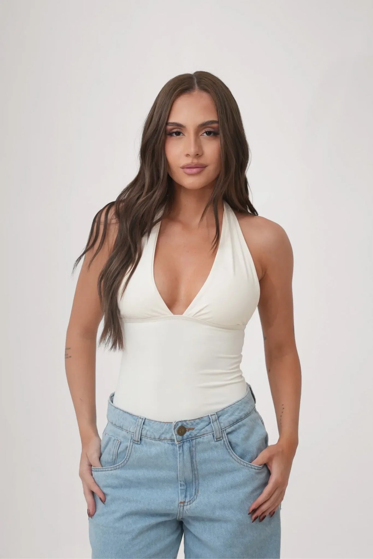 Body Luciana Poliamida Off White