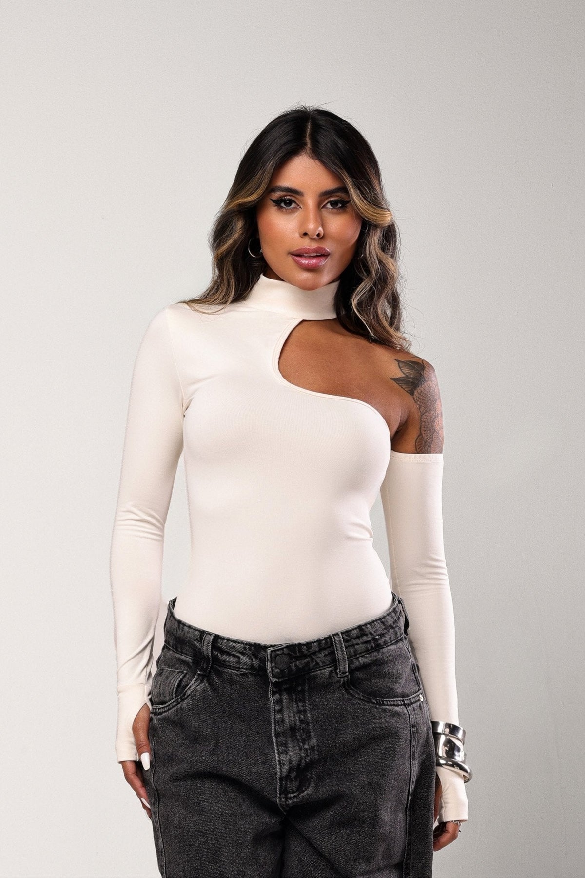 Body Dallas Poliamida Off White