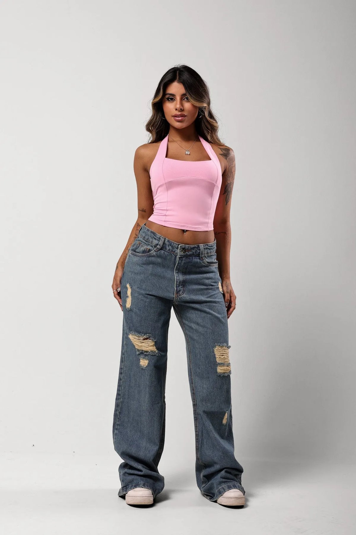 Calca Jeans Siena Destroyed Jeans