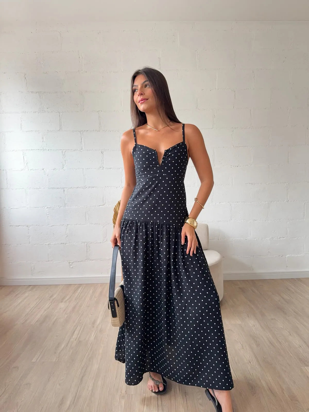 Vestido Cannes Poá
