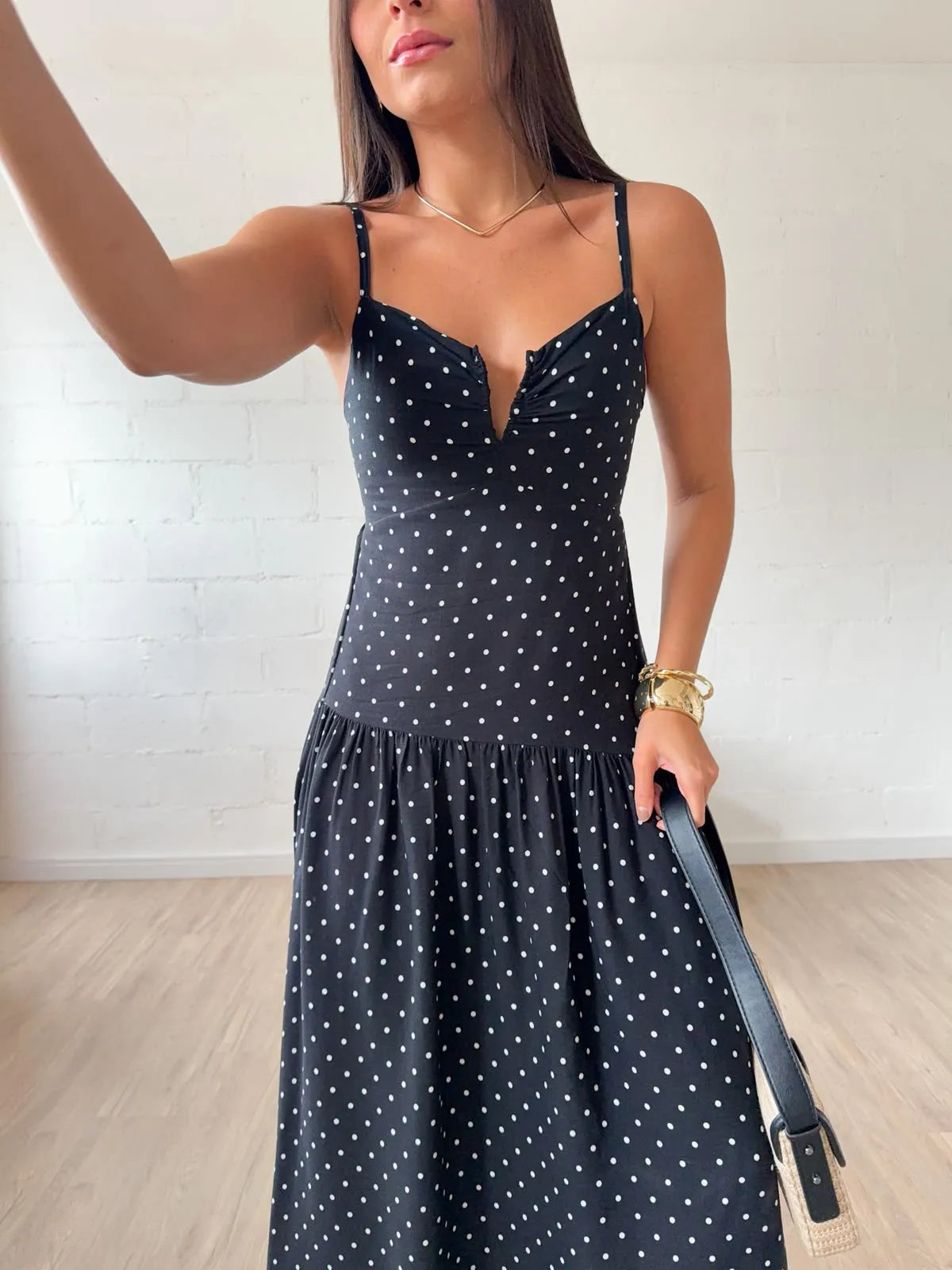 Vestido Cannes Poá